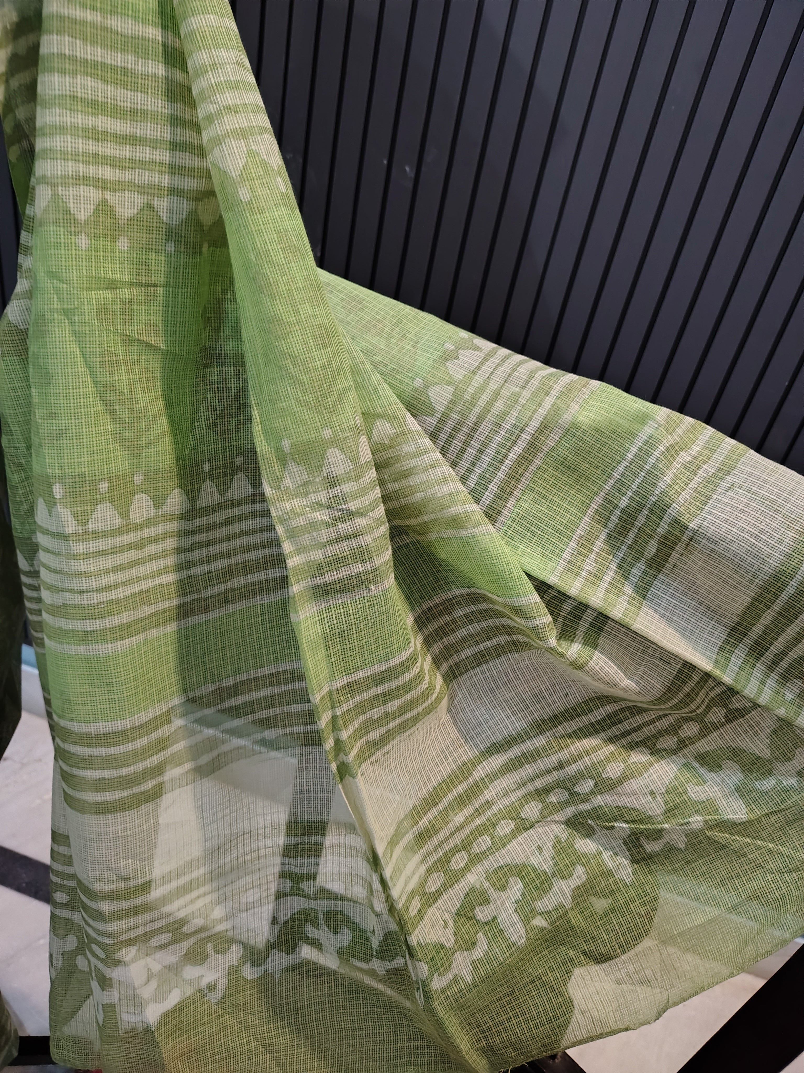 Green Kota Doriya Saree